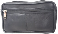 Genuine Leather Lambskin Unisex Fanny Bag Wais Belt Pouch #8045