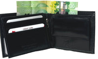 Genuine Cowhide Leather Men's RFID Wallet # 4544