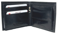 Genuine Cowhide Leather Men's RFID Wallet # 4544