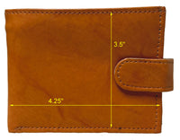 Genuine Cowhide Leather Men's Wallet #4592-L