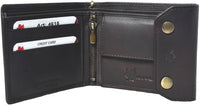 Men's Genuine Cowhide Leather Biker / Truckers' Wallet  #4615