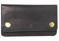 Genuine Cowhide Truckers' RFID Wallet with Chain #4636