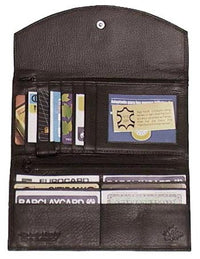 Genuine Leather Lambskin Ladies Trifold  Wallet  #7114