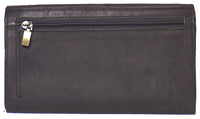 Genuine Leather Lambskin Ladies Trifold  Wallet  #7114