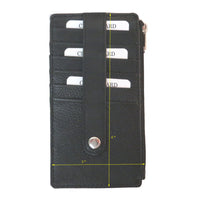 Genuine Leather Ladies Bag Card Sleeve Wallet #7638