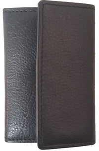 Genuine Cowhide Leather Key Case WALLET BLACK # 8420