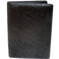 Elegant Leather Zip-around Executive Organizer Portfolio-A4 Size BLACK #9702